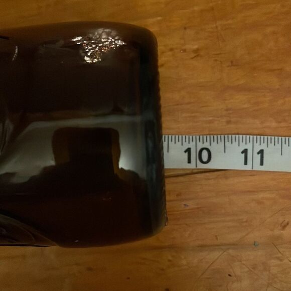 Antique Grolsch amber brown beer bottle w/porcelain flip swing top marked - Picture 11 of 15